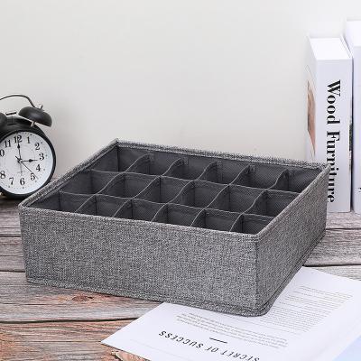 China Viable Underwear Sock Link Drawer Cabinet Organizer Storage Box Grid Underwear Storage Box for sale