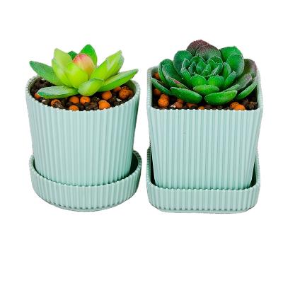 China Flower pot outdoor garden flower pots decoration modern plastic gardening eco-friendly greening flower for sale