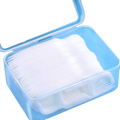 China Hot Selling Tooth Care Dental Floss Selection 50 Rods Boxed Polymer Dental Floss Sticks for sale