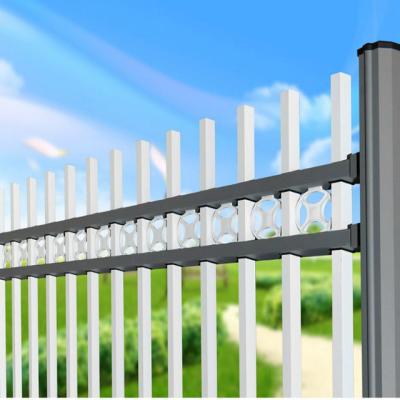 China Easily Assembled Alkali Resistant Modern Decorative Wrought Iron Fence , Palisade Wrought Iron Garden Fence for sale