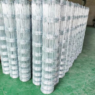 China Rot Proof Cheap Galvanized Hog Wire Farm Fence Netting Prairie Cattle Fence Strong On Farm For Sheep And Cow for sale