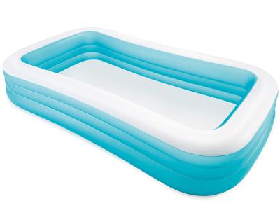 China Large 6+ Family Intex 58484 Leisure Inflatable Swimming Pool Outdoor Swim Center for sale