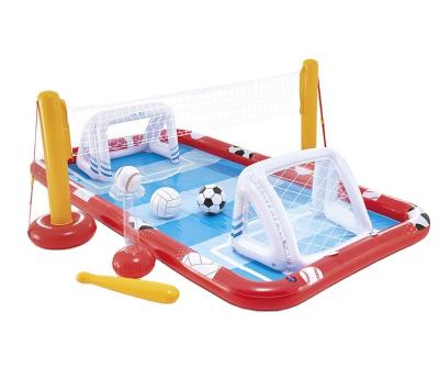 China PVC INTEX 57147 Inflatable Rectangular Sports Field Park Pool Action Sports Play Center Pool For Kids for sale