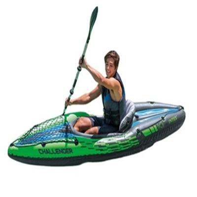 China CHALLENGER K1 KAYAK INTEX 68305 INFLATABLE KAYAK ONE SEAT AIRBOAT for sale