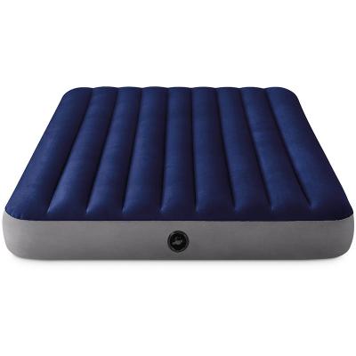 China Modern Top Selling Intex 64759 Inflatable Bed Corduroy Air Mattress For Plus Size Inflatable Mattress for sale