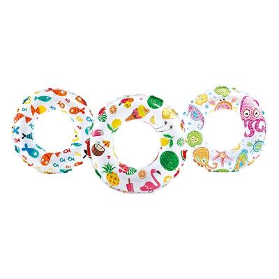 China INTEX 59230 Animated 3-6 Print 59241 Swim Rings Inflatable Swim Ring For Kids Baby Swim Rings for sale