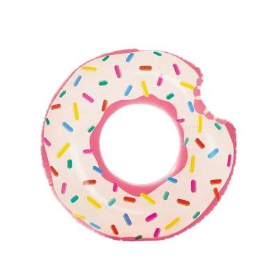 China PVC INTEX 56265 RAINBOW DONUT TUBE INFLATABLE SWIMMING RING for sale