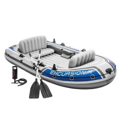 China 3+ INTEX 68324 68325 TOUR 4 BOAT SET Inflatable Water Air Boat Tour Fishing Sport Series Boat for sale