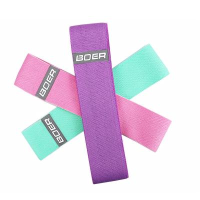 China Fitness Custom Loop Fitness Non Slip Resistance Bands Set Bulk Pink Resistance Band for sale