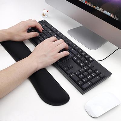 China With Custom Ergonomic Wrist Rest Sets Natural Rubber Memory Foam Keyboard Wrist Rest Pad With Gel Wrist Rest Support for sale