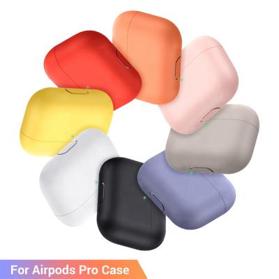 China Support Radio Charging Simple Style Smooth Premium Silicone Perfect Matching Protective Charging Case For Airpods pro Te koop