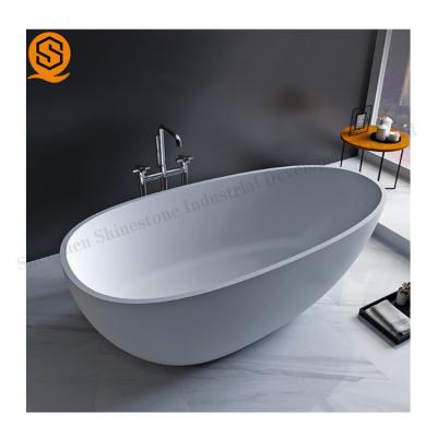 China Solid Surface Faux Stone Bathtub Matte / Glossy Surface Finish for sale