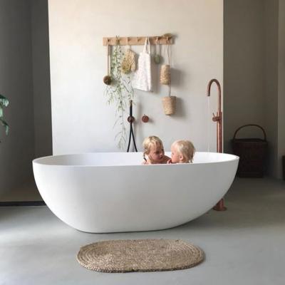 China American Standard Artificial Stone Bathtub Stand Alone Soaking Tub for sale