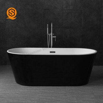 China Fireproof Artificial Stone Bathtub Modern Freestanding Bath for sale