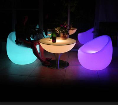 China Muebles modulares de la barra del cóctel del partido decorativo LED de la lámpara de la noche que encienden los muebles plásticos portátiles del contador de la barra del PE en venta