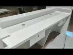 LED reception desk