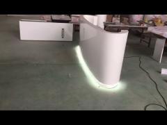 LED reception desk