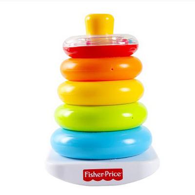 China TOY The MODEL The Rainbow Doesn't Fall Over The Circles Set Stacked Early Educational Baby Education Toys for sale