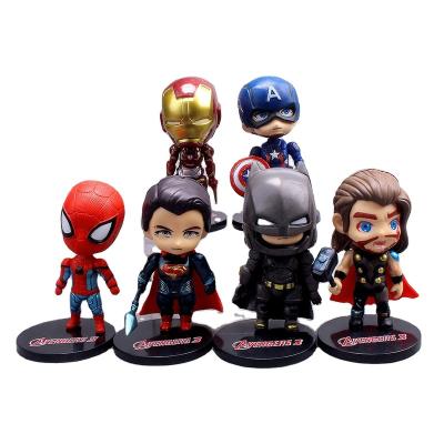 China PVC Funny Solid Action Number Sets Doll Superhero Anime Figure For Cake Topper Action Figures Toys for sale