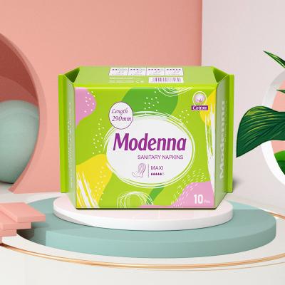 China Disposable Female Care Cotton Anion Sanitary Pad Napkin For Women à venda