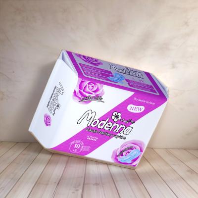 China Personalized Quick Drying Surface Organic Sanitary Pads With Breathable PE Film à venda