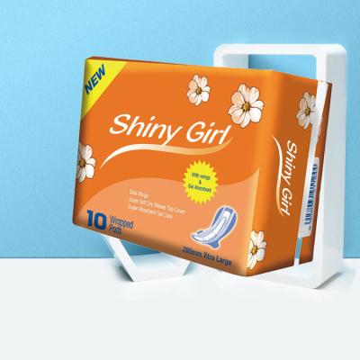 China Disposable Feminine Pads Cotton Menstrual Sanitary Pads For Women With Sanitary Napkin for sale