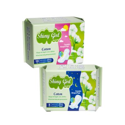 China Customized Wings Women Sanitary Napkin Made of Breathable Cotton for sale