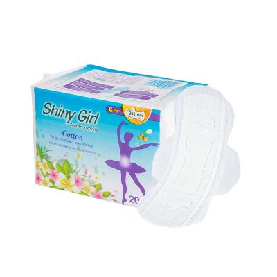 China Feminine Hygiene Oem Disposable Ladies Organic Cotton Wholesale Sanitary Pads Anion Sanitary Napkin for sale