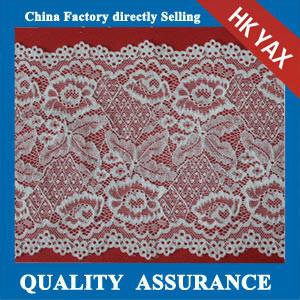 China 2014 china factory wholesale new design Popular French elastic scalloped edge lace trimming for underwear for sale