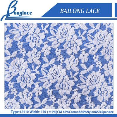 China Nylon & Cotton & Spandex Lace Fabric for garments for sale