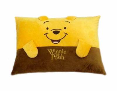 China Fashion Disney Cartoon Plush Winnie The Pooh Baby Pillow Yellow for sale