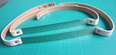 China Custom 3cm gold metal plate fashion cloth belts for female , PU and Iron belt for sale