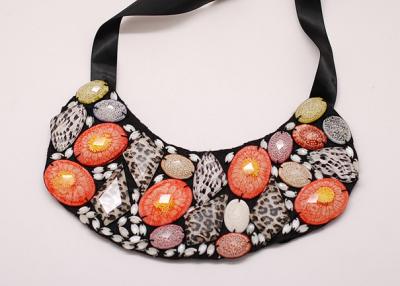 China Big Resin stones handmade necklace Jewelry, Beaded Handcrafted Necklaces (NL-958) for sale