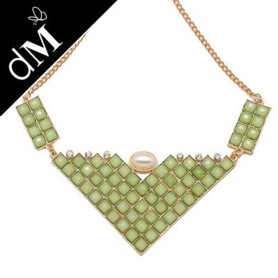 China Resin beads collar charming simple style handcrafted necklaces  (JNL0134) for sale