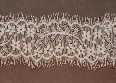 China White Cotton Lace Trim Fabric for sale