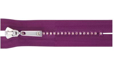 China # 8 Diamond Auto Lock Zipper for sale