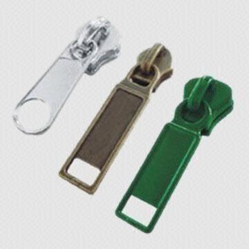 China Nylon Zippers Sliders Can Be Made with Customer's Design and Logo for sale