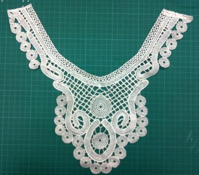 China OEM white Embroidery cotton lace collar Eco Friendly for Clothes for sale