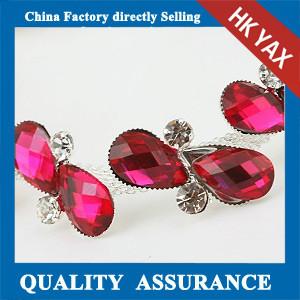 China Rose metal trim crystal acessory,wholesale crystal trimming,crystal rhinestone trimming chain for sale