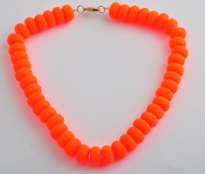 China wholesale fashion jewelry resin beads  handmade necklace neon color for sale