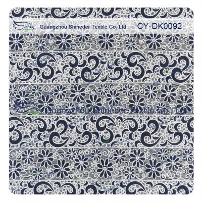 China Cotton polyester burn out lace fabric printed fabric for children garment for sale