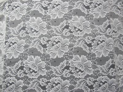 China Custom Digital Nylon Embroidery Lace Fabric Flower Design For Dressmaking for sale