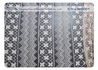 China Dress Cotton Nylon Lace Fabric Eco Friendly 30% Nylon 70% Cotton CY-LW0001 for sale