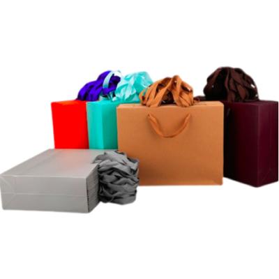 China Recycled Materials Customized Low Cost Kraft Promotional Paper Shopping Bag for sale