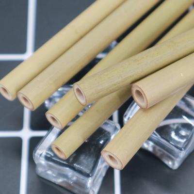 China Biodegradable Organic Bamboo Straws For Gifts Wedding Natural Bamboo Drinking Straw for sale