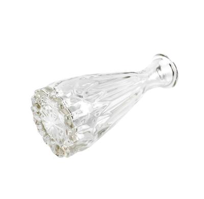 China Personal Care Premium Clear Perfume Glass Tubular Perfume Bottle Diffuser 50ml for sale