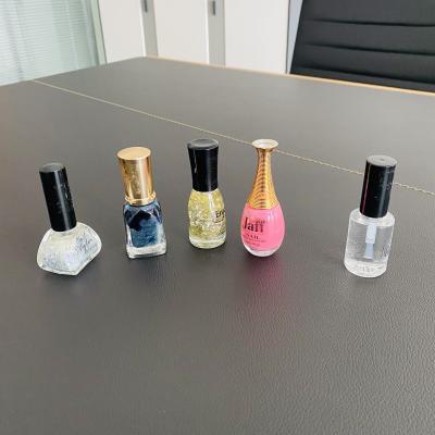 China Personal Care 5ml 10ml 20ml Gel Nail Polish Nail Polish Glass Bottles With Brush Factory Wholesale for sale