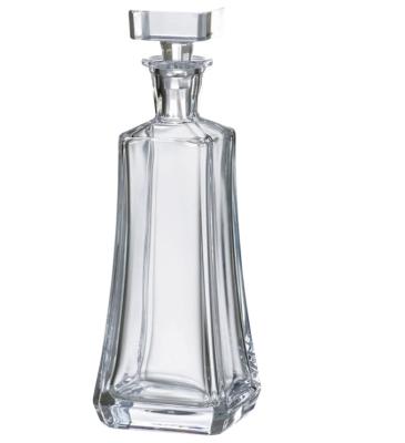 China Vodka Premium Fancy Glass Bottle For Alcohol Vodka Whiskey 1000ml And Glass Cork for sale