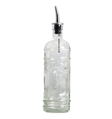 China 500ml 750ml 1000ml Food Clear Glass Bottle For Olive Oil for sale