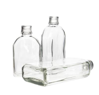 China Contemporary 500ml Pouch Juniper Glass Bottles Screen Print With Screw Seal Aluminum Cap Food Grade for sale